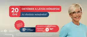 Ofotert katalógus | A Látás Hónapja alatt díjmentes látásvizsgálat és szaktanácsadás | 2025-10-18T00:00:00.000Z - 2025-11-01T00:00:00.000Z