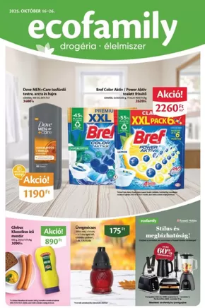 Eco Family katalógus, Zirc | Ecofamily akciós újság | 2025-10-18T00:00:00.000Z - 2025-11-01T00:00:00.000Z