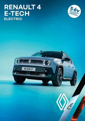 Renault katalógus, Debrecen | Renault r4-price | 2025-10-18T00:00:00.000Z - 2025-11-01T00:00:00.000Z