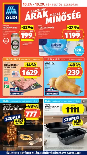 Következő heti ALDI akciós újság