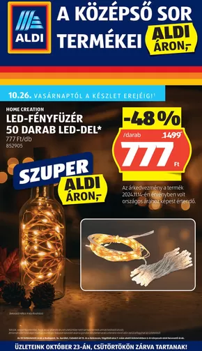 Aldi katalógus, Hatvan | Csúcsajánlatok a takarékosoknak | 2025-10-19T00:00:00.000Z - 2025-11-02T00:00:00.000Z