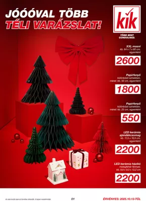 Kik katalógus, Monor | Kik akciós | 2025-10-20T00:00:00.000Z - 2025-11-03T00:00:00.000Z