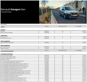 Renault katalógus, Debrecen | Renault Renault tartozek arlista Kangoo Van | 2025-10-20T00:00:00.000Z - 2025-11-03T00:00:00.000Z