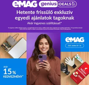 Emag katalógus, Kisbér | Emag akciós | 2025-10-21T00:00:00.000Z - 2025-11-04T00:00:00.000Z