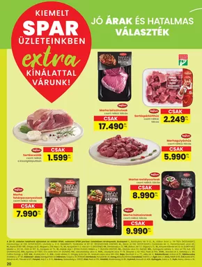 Spar katalógus, Miskolc | SPAR Extra | 2025-10-23T00:00:00.000Z - 2025-11-06T00:00:00.000Z