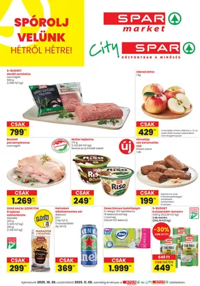 Spar katalógus, Veszprém | SPAR market | 2025-10-23T00:00:00.000Z - 2025-11-06T00:00:00.000Z