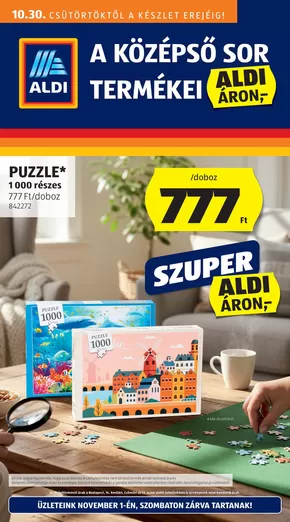 Aldi katalógus, Tiszafüred | Csúcsajánlatok minden ügyfélnek | 2025-10-26T00:00:00.000Z - 2025-11-09T00:00:00.000Z