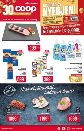 Coop katalógus, Ózd | A legjobb ajánlataink Önnek | 2025-10-30T00:00:00.000Z - 2025-11-05T00:00:00.000Z
