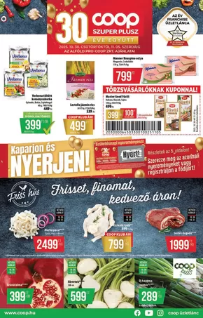 Coop katalógus, Tiszafüred | Aktuális akciók és ajánlatok | 2025-10-30T00:00:00.000Z - 2025-11-05T00:00:00.000Z