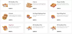 KFC katalógus, Miskolc | Menu | 2025-10-27T00:00:00.000Z - 2025-11-17T00:00:00.000Z