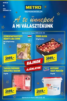 Metro katalógus, Debrecen | Élelmiszer és Szezonális katalógus! 2025/11 | 2025-11-02T00:00:00.000Z - 2025-11-30T00:00:00.000Z