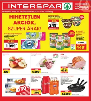 Interspar katalógus, Szombathely | INTERSPAR | 2025-10-30T00:00:00.000Z - 2025-11-13T00:00:00.000Z