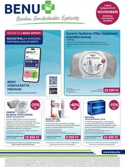 BENU Gyógyszertárak katalógus | Havi akciók | 2025-11-01T00:00:00.000Z - 2025-11-30T00:00:00.000Z