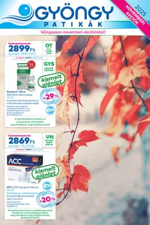 Gyöngy Patikák katalógus | Gyöngy Patikák akciós | 2025-11-01T00:00:00.000Z - 2025-11-30T00:00:00.000Z