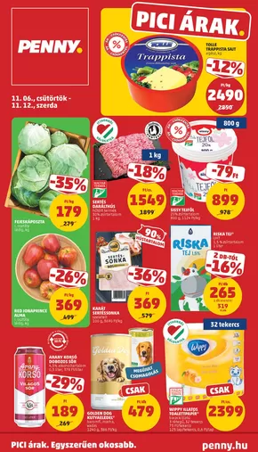 Penny Market katalógus, Zalaszentgrót | Takarítson meg most ajánlatainkkal | 2025-11-06T00:00:00.000Z - 2025-11-12T00:00:00.000Z
