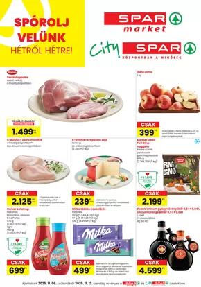 Spar katalógus, Zalaszentgrót | Csúcsajánlatok a takarékosoknak | 2025-11-06T00:00:00.000Z - 2025-11-12T00:00:00.000Z