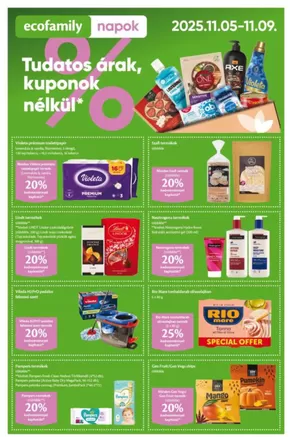 Eco Family katalógus, Veszprém | Eco Family akciós | 2025-11-05T00:00:00.000Z - 2025-11-09T00:00:00.000Z