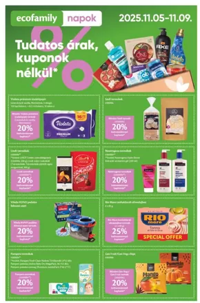 Eco Family katalógus, Veszprém | Ecofamily city akciós újság | 2025-11-05T00:00:00.000Z - 2025-11-09T00:00:00.000Z