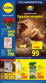 Lidl katalógus | Akciós újság – 46.hét | 2025-11-13T00:00:00.000Z - 2025-11-19T00:00:00.000Z