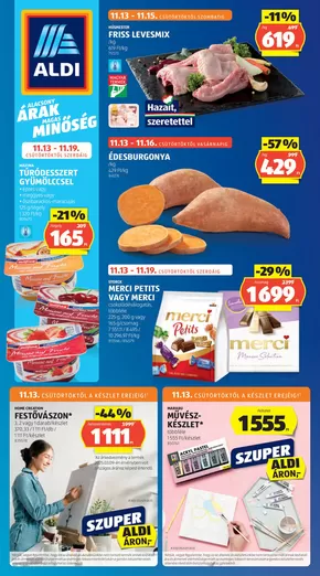Aldi katalógus, Bicske | Következő heti ALDI akciós újság | 2025-11-13T00:00:00.000Z - 2025-11-19T00:00:00.000Z