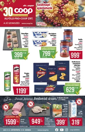 Coop katalógus, Gyöngyös | Coop regionális szórólap november 3. hét - Alföld | 2025-11-13T00:00:00.000Z - 2025-11-19T00:00:00.000Z