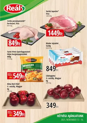 Real katalógus, Gyöngyös | Csúcsajánlatok és kedvezmények | 2025-11-13T00:00:00.000Z - 2025-11-16T00:00:00.000Z