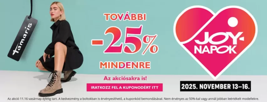 Tamaris katalógus | Tamaris akciós | 2025-11-13T00:00:00.000Z - 2025-11-16T00:00:00.000Z