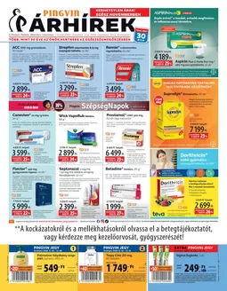 Pingvin Patika katalógus, Tiszaújváros | Pingvin Árhírek 2025.11.01-30. | 2025-11-01T00:00:00.000Z - 2025-11-30T00:00:00.000Z