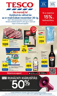 Tesco katalógus, Kisvárda | Kedvezmények és akciók | 2025-11-20T00:00:00.000Z - 2025-11-26T00:00:00.000Z