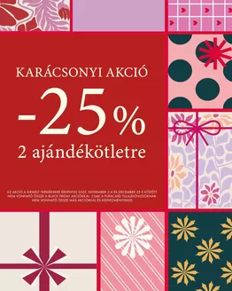 Pupa katalógus, Debrecen | 25% | 2025-11-17T00:00:00.000Z - 2025-12-05T00:00:00.000Z