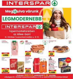 Interspar katalógus, Szeged | SPAR | 2025-11-27T00:00:00.000Z - 2025-12-03T00:00:00.000Z