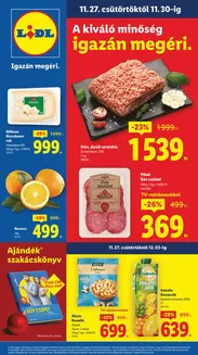 Lidl katalógus, Debrecen | Akciós újság – 48. hét | 2025-11-27T00:00:00.000Z - 2025-12-03T00:00:00.000Z