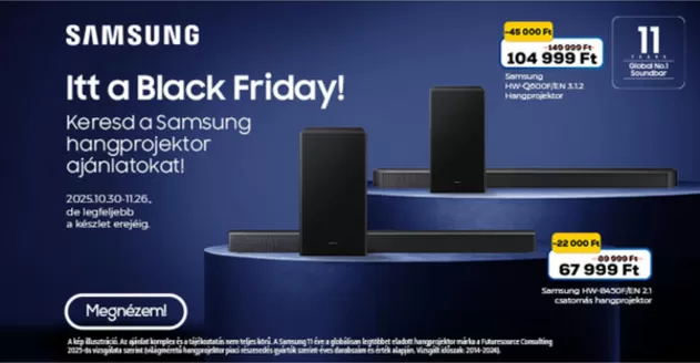 Euronics katalógus, Budapest | Széles választék az ajánlatokból | 2025-10-30T00:00:00.000Z - 2025-11-26T00:00:00.000Z