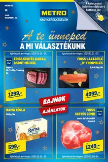Metro katalógus, Budapest | Élelmiszer és Szezonális katalógus 2025/12 | 2025-12-01T00:00:00.000Z - 2025-12-31T00:00:00.000Z