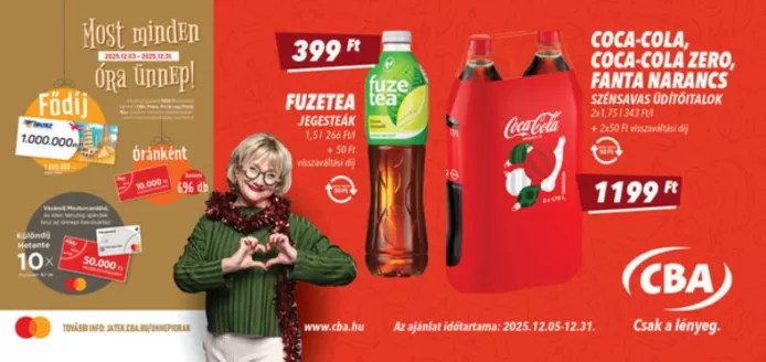 CBA katalógus, Mosonmagyaróvár | CBA akciós | 2025-12-03T00:00:00.000Z - 2025-12-31T00:00:00.000Z