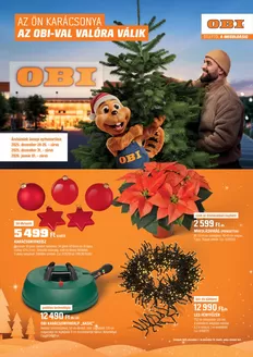 Obi katalógus, Kiskunmajsa | AZ ÖN KARÁCSONYA. AZ OBI-VAL VALÓRA VÁLI. | 2025-12-01T00:00:00.000Z - 2025-12-23T00:00:00.000Z