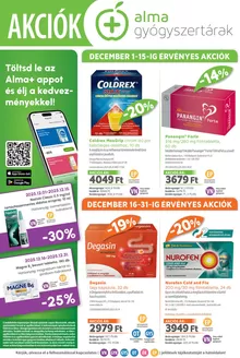 Alma Gyógyszertárak katalógus | 2025 . december | 2025-12-01T00:00:00.000Z - 2025-12-31T00:00:00.000Z