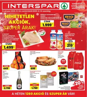 Interspar katalógus | INTERSPAR | 2025-12-04T00:00:00.000Z - 2025-12-10T00:00:00.000Z