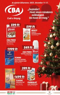 CBA katalógus, Pécs | Csúcsajánlatok és kedvezmények | 2025-12-11T00:00:00.000Z - 2025-12-17T00:00:00.000Z