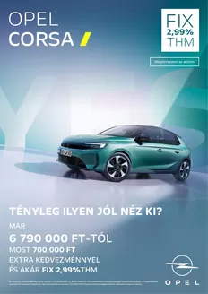 Opel katalógus, Debrecen | Opel Corsa Árlista letöltése (rendelés) | 2025-12-12T00:00:00.000Z - 2026-12-12T00:00:00.000Z
