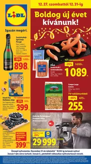Lidl katalógus, Szentendre | Akciós újság – 52. hét | 2025-12-25T00:00:00.000Z - 2025-12-31T00:00:00.000Z