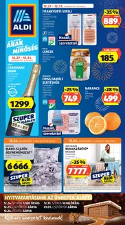 Aldi katalógus, Kisvárda | Következő heti ALDI akciós újság | 2025-12-27T00:00:00.000Z - 2025-12-31T00:00:00.000Z