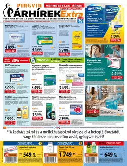 Pingvin Patika katalógus | Csúcsajánlatok és kedvezmények | 2026-01-01T00:00:00.000Z - 2026-01-31T00:00:00.000Z