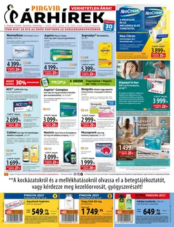 Pingvin Patika katalógus | Csúcsajánlatok és kedvezmények | 2026-01-01T00:00:00.000Z - 2026-01-31T00:00:00.000Z