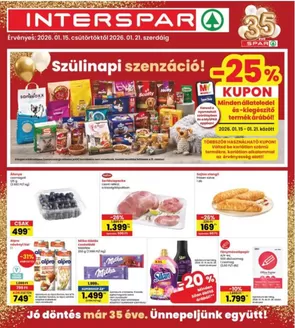 Interspar katalógus, Tát | A legjobb ajánlataink Önnek | 2026-01-15T00:00:00.000Z - 2026-01-21T00:00:00.000Z