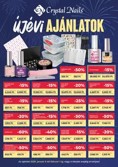 Crystal Nails katalógus, Győr | Crystal Nails akciós | 2026-01-05T00:00:00.000Z - 2026-02-01T00:00:00.000Z