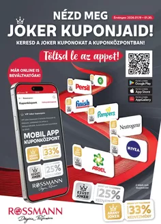 Rossmann katalógus, Hódmezővásárhely | Rossmann Joker | 2026-01-16T00:00:00.000Z - 2026-01-30T00:00:00.000Z