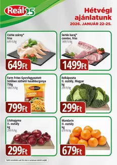 Real katalógus, Szeged | Bevásárló hétvége Pest | 2026-01-22T00:00:00.000Z - 2026-01-25T00:00:00.000Z