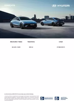 Hyundai katalógus, Siófok | Hyundai IONIQ 6 N akciós | 2026-01-22T00:00:00.000Z - 2026-02-05T00:00:00.000Z