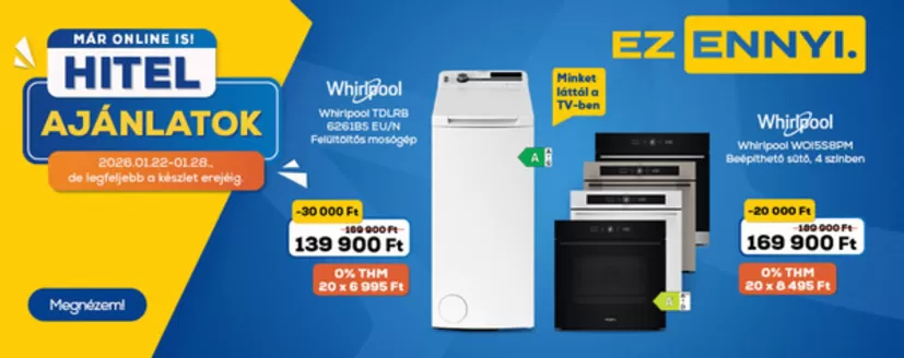 Euronics katalógus, Komló | Euronics akciós | 2026-01-22T00:00:00.000Z - 2026-01-28T00:00:00.000Z